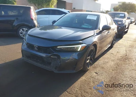 2025 Honda Civic Sport z USA, uszkodzony, nr VIN 2HGFE2F57SH591261